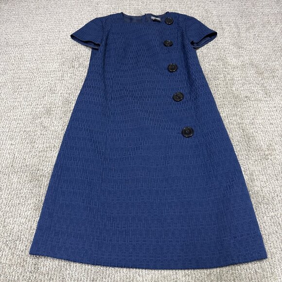 Ann Taylor Dress Blue Short Sleeve Women’s Size 0 - Picture 1 of 11